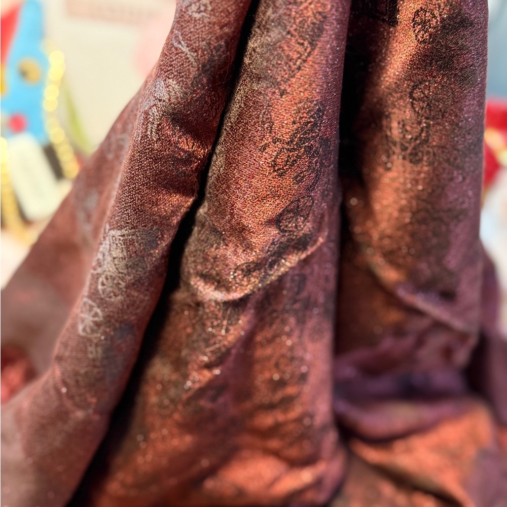 🍍🍍Coach Oxblood Shawl/scarf - Picture 2 of 5